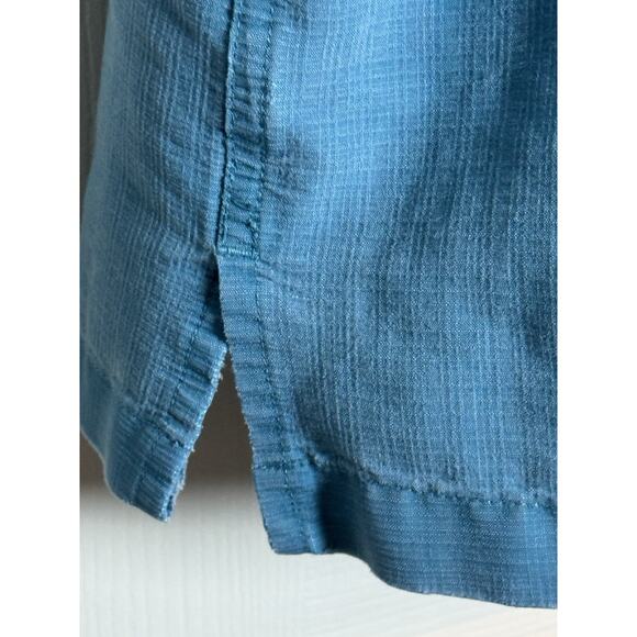 David Taylor Collection Men's Short Sleeved Button- Up, Blue, XL - Picture 5 of 8